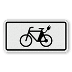 Verkehrszusatzeichen 1010-65 - E-Bikes