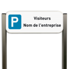 Panneau de parking - Visiteurs