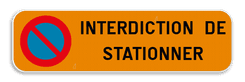 Panneau de stationnement - Stationnement interdit