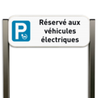 Panneau de stationnement - Borne de recharge