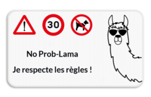 Panneau combiné - No Prob-Lama