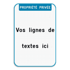 Panneau de texte - Texte d'en-tête