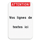 Panneau de texte - Texte d'en-tête