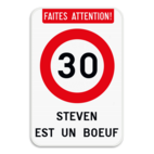 Panneau de signalisation - 30 - OS