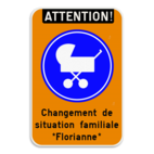 Panneau de signalisation - Naissance