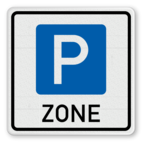Richtzeichen 314.1 - Beginn einer Parkraumbewirtschaftungszone