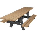 Picknicktafel XL - type Oslo - Bicolor