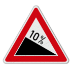 Gefahrzeichen 108 - Gefälle...%