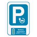 Parkeerbord - Batterij vol?