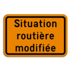 Panneau de signalisation - F39 - Situation routière modifiée