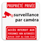 Survaillance par caméra - Propriété privée