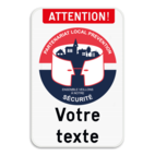 Partenariat Local Prévention - Attention ! - Texte personnalisé