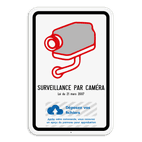 Surveillance par caméra Belge - Loi du 21 mars 2007 - Logo personnalisé