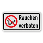 Verbotsschilder - Rauchen verboten