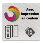 Film réfléchissant pour impression en couleur de classe 3 | T-7500-B