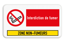 Panneau d'information - interdiction de fumer