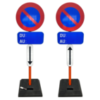 Kit de panneaux d'interdiction de stationnement