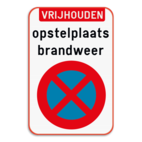 Parkeerverbod - Opstelplaats brandweer