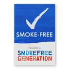 Vlak paneel of sticker SMOKEFREE GENERATION - BASIC