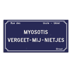 Plaque de rue - Uccle - Personnalisable