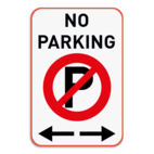 Parkeerverbod - NO PARKING