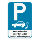 Parkeerbord - Elektrisch opladen