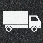 Thermoplast - symbool vrachtwagen