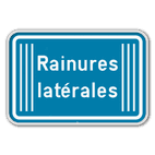 Panneau G2000 - G type III - Rainures latérales