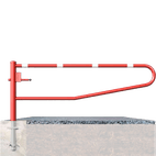 Stalen draaiboom SH1 - 360 graden draaibaar met slot