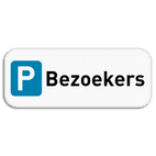 Parkeerplaats bord - Bezoekers