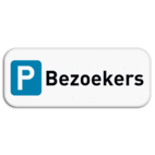 Parkeerplaats bord - Bezoekers