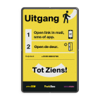 Informatiebord Uitgang, Tot ziens - 2:3 - ParkBee