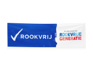 Spandoek Rookvrije Generatie - 4000x800mm