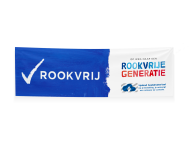 Spandoek Rookvrije Generatie - Met logo en/of beeldmerk