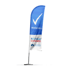 Beachflag 800x2200mm - Rookvrije Generatie