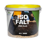 IsoFalt Pro Plus asphalte à froid 0/3 25kg - Réparations d'asphalte jusqu'à 30mm de profondeur