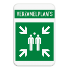 Verzamelplaats BHV bord