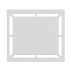 Wegmarkering spuitmal PVC (5mm) - Sjabloon rechthoek