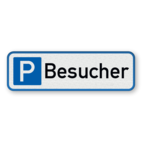 Parkschilder - Parkplatz nur für Besucher - reflektierend