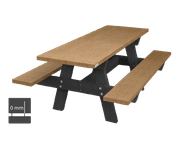 Table pique-nique avec plateau fermé - Bicolore - Modèle Oslo Mensa