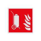 Veiligheidspictogram F009 - Mobiele brandblusser - reflecterend