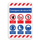 Panneau de sécurité | 6 symboles + bannières