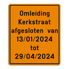 Verkeersbord SB250 F39 - 1100x1300