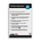 Informatiebord parkeerreglement G4S - 2:3 - Reflecterend