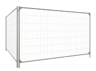 Bouwhek staal type Standard Plus - 3500x2000mm - 16kg met hoekversteviging