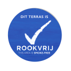 Rookvrij sticker of bord - this area is smokefree