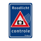 Verkeersbord Roodlicht controle ProRail