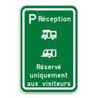 Panneau touristique - Pictogramme + texte