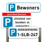 Parkeerplaats aanduiding