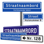 Straatnaamborden